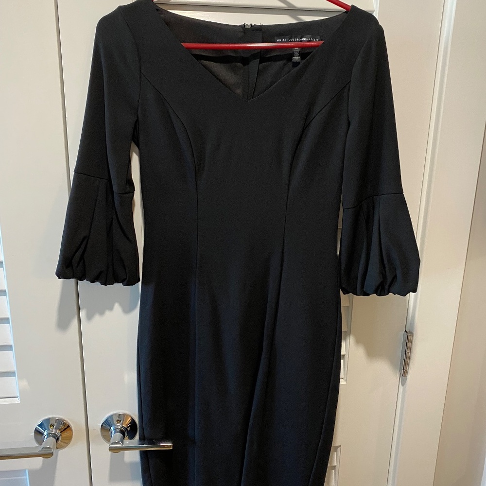 NWT White House Black Market Black Dress